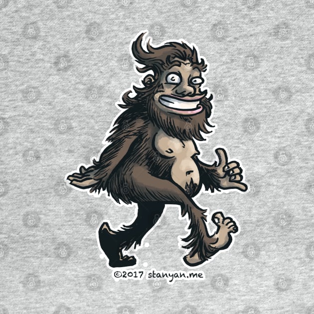 Sasquatch Shaka by zombicatures